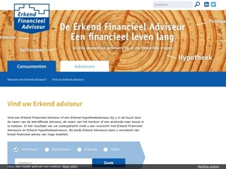 ERKENNINGSREGELING HYPOTHEEKADVISEURS STICHTING