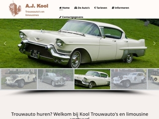 KOOL TROUWAUTOS EN LIMOUSINES A J