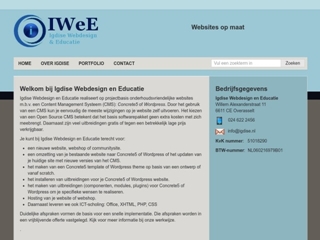 IGDISE WEBDESIGN EN EDUCATIE