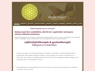 PRAKTIJK VOOR INDIVIDUELE- EN SYSTEEMTHERAPIE KRIEGER