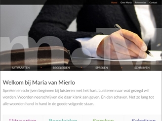 MARIA VAN MIERLO TEKSTSCHRIJVER