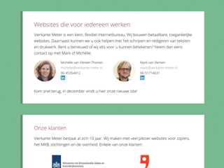 VIERKANTE METER - WEBDESIGN