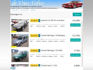VRIES AUTOBEDRIJF P D DE