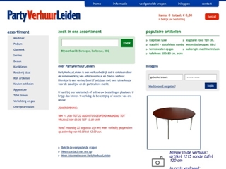 PARTYVERHUURLEIDEN
