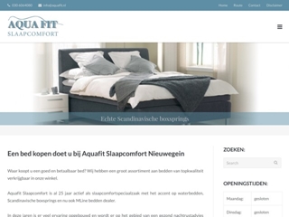 AQUAFIT WATERBEDDEN & BOXSPRINGS