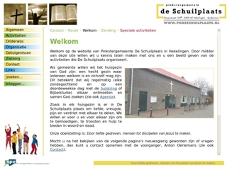 SCHUILPLAATS PINKSTERGEMEENTE DE