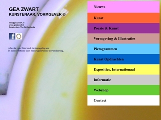 ZWART GEA GRAFISCH VORMGEVER & BEELDEND KUNSTENAAR