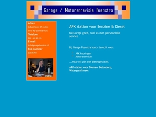 FEENSTRA GARAGE MOTORENREVISIE