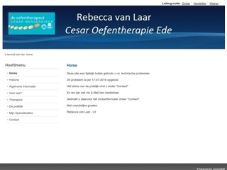 CESAR OEFENTHERAPIE R VAN LAAR-LIT