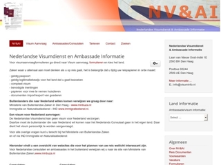 AMBASSADE INFORMATIE VISA + LEGALISATIE