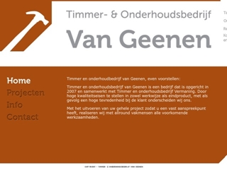 GEENEN TIMMER- EN ONDERHOUDSBEDRIJF VAN