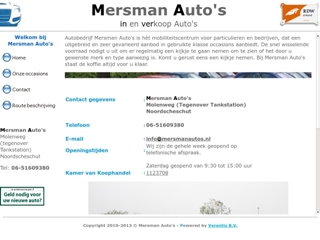 MERSMAN AUTO'S