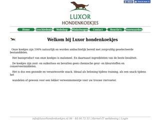 LUXOR HONDENKOEKJES
