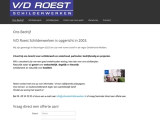 ROEST SCHILDERWERKEN VAN DER