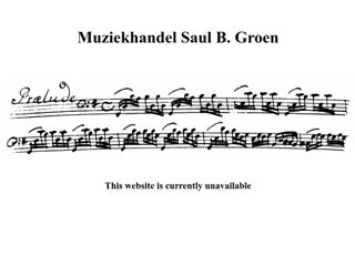 GROEN MUZIEKHANDEL SAUL B BLADMUZIEK EN LITERATUUR