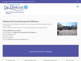 ELLEKOOT FYSIOTHERAPIE MANUELE THERAPIE OEFENTHERAPIE CESAR VAN DER VEEN PTH
