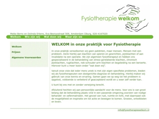 WELKOM FYSIOTHERAPIE