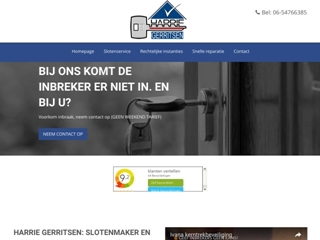 AMBACHTELIJK SLOTENMAKER HARRIE GERRITSEN