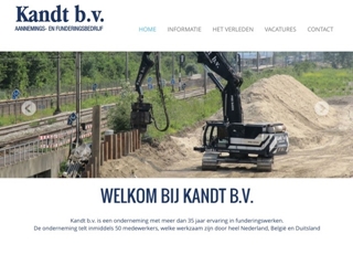KANDT AANNEMINGS- EN FUNDERINGSBEDRIJF BV