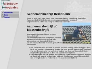 HEIDEBOUW HOOGHALEN AANNEMERSBEDRIJF