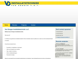 DONGEN INSTALLATIETECHNIEK VAN