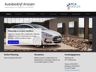 AUTOBEDRIJF ARISSEN PCA DEALER