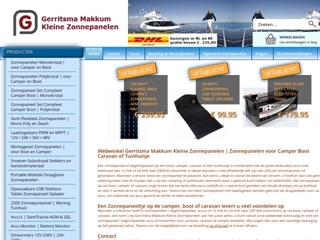 GERRITSMA MAKKUM KLEINE ZONNEPANELEN