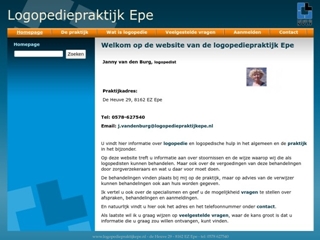 LOGOPEDIEPRAKTIJK EPE JANNY VAN DEN BURG