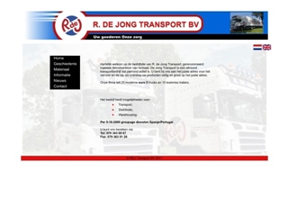 JONG TRANSPORT BV R DE