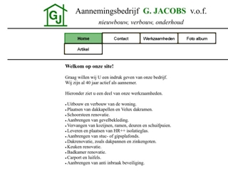 AANNEMINGSBEDRIJF JACOBS G