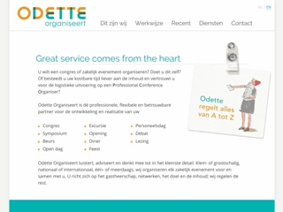 CONFERENTIEBUREAU ODETTE ORGANISEERT