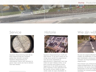 SIGNATURE WEGMARKERING BV