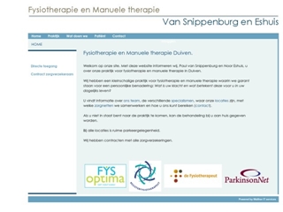 FYSIOTHERAPIE EN MANUELE THERAPIE VAN SNIPPENBURG EN ESHUIS
