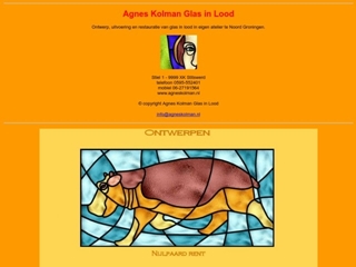 AGNES KOLMAN GLAS IN LOOD