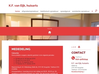 EIJK K F VAN HUISARTS