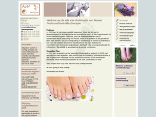 ANTOINETTE VAN NUNEN- HENDRIKS PEDICURE VOETREFLEXTHERAPEUTE