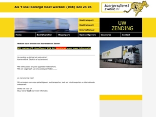 KOERIERSDIENST ZWOLLE