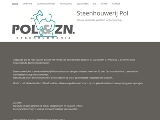 POL EN ZN GRAFMONUMENTEN STEENHOUWERIJ