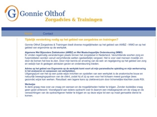 OLTHOF ZORGADVIES & TRAININGEN GONNIE