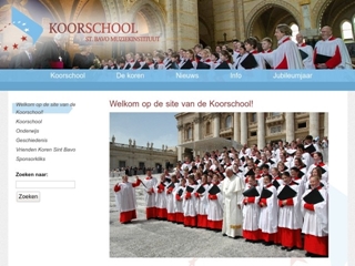 BAVO KOORSCHOOL VD KATHEDRAAL ST