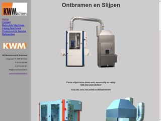 KW MACHINEHANDEL EN ONDERHOUD