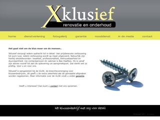 XKLUSIEF ONDERHOUD & RENOVATIE