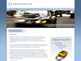 HAWK EYE SECURITY VOF