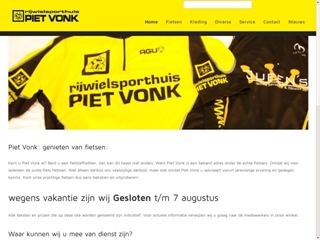 VONK BV RIJWIELSPORTHUIS PIET