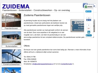 ZUIDEMA CONSTRUCTIEWERKEN EN PAARDENBOXEN