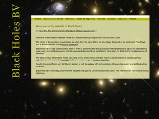 BLACK-HOLES BV