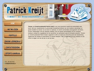 TIMMER- EN ONDERHOUDSBEDRIJF PATRICK KREIJT