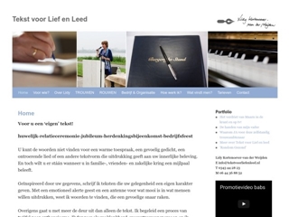 TEKST VOOR LIEF EN LEED LIDY KORTENOEVER