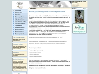 MEDISCH PEDICUREPRAKTIJK L H BRAND LID PROVOET