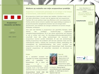 ACUPUNCTUUR A A M VAN BERLOO